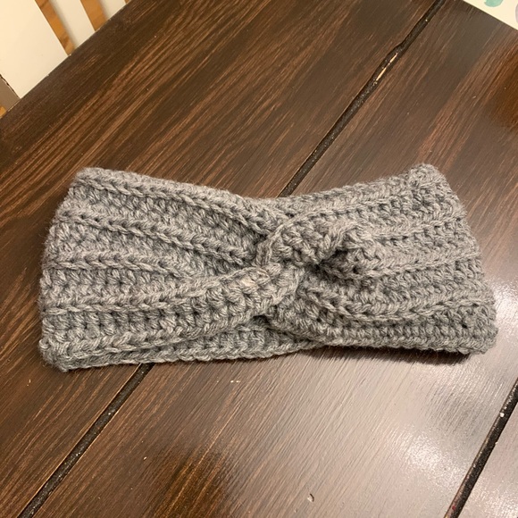 Accessories - Handmade Gray Chrocet Headband